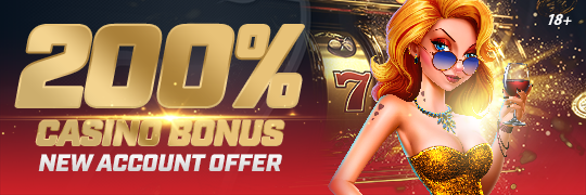 Second deposit 200% Casino Bonus