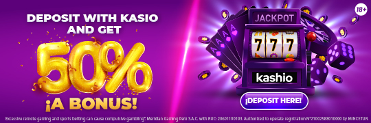 50% EN BONO CON KASHIO