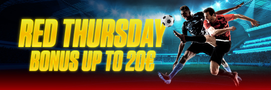 Red Thursday Bonus up to €20