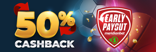 EarlyPayout = 50% cashback-a