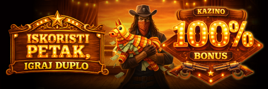 Iskoristi petak uz 100% kazino bonus i igraj duže.