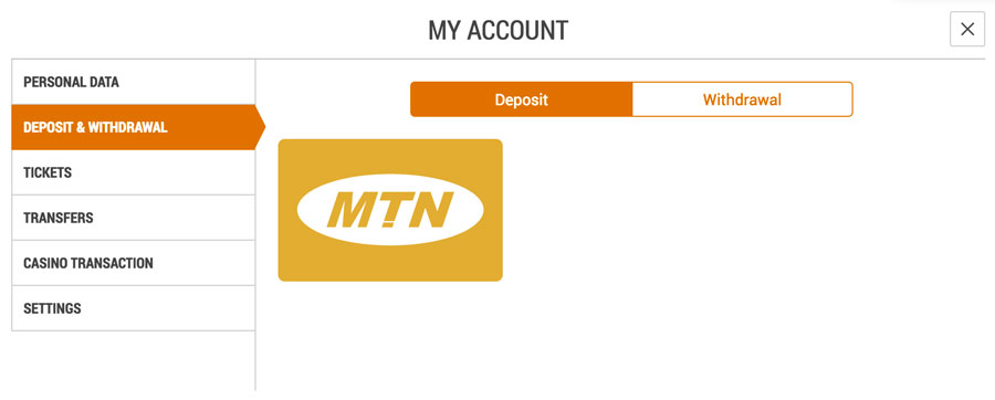 Deposit into your XSportsbet.com Account Using MTN Mobile Money