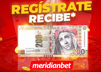 Meridianbet gana 200 soles por tu registro