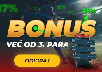 Bonus od 3 para